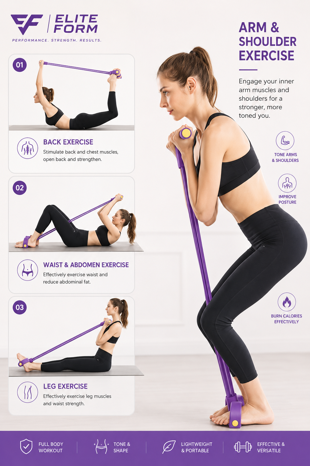 Elite Form Pedal Resistance band